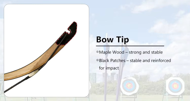 Traditional Black Bamboo Tartar Recurve Bow