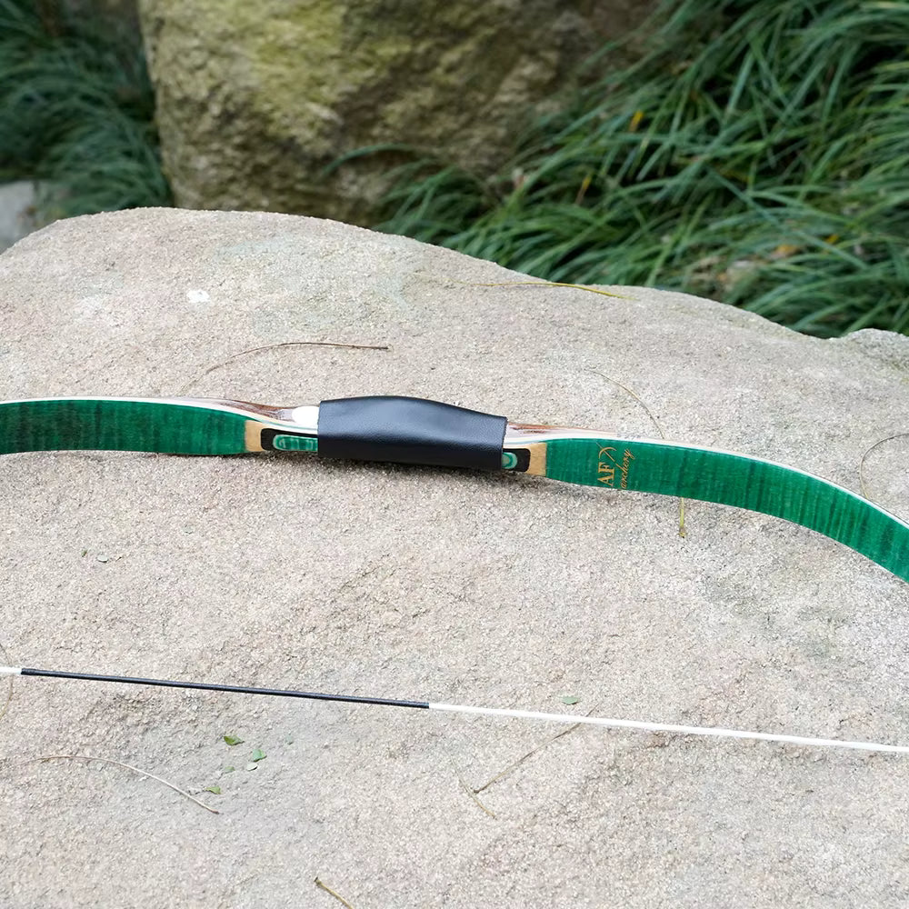 Traditional Turkish Queyue Green Bamboo Short Bow