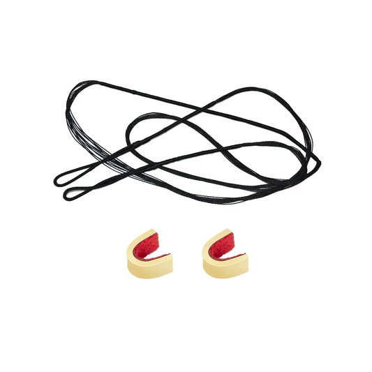 12 strand tire line bow string with 2 bowstring nocks
