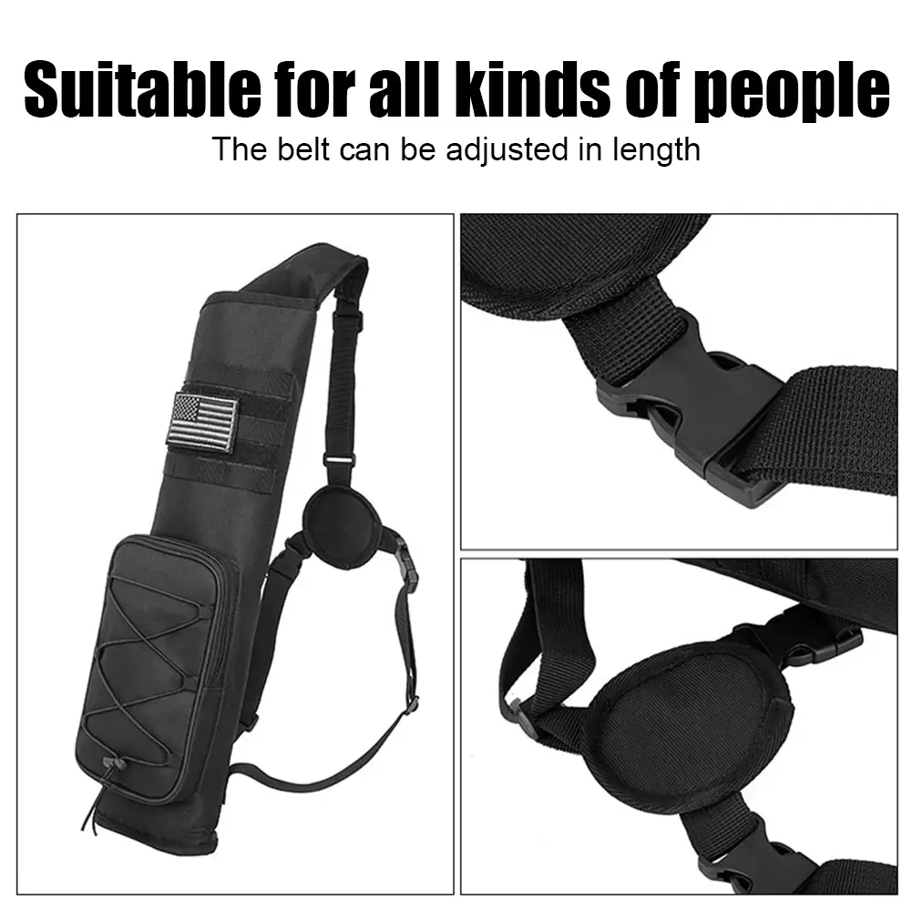 Black Archery Quiver Arrow Bag
