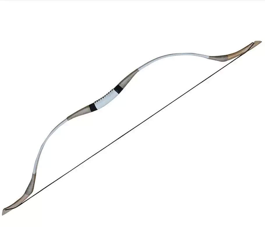 Mongolian White Leather Recurve Bow