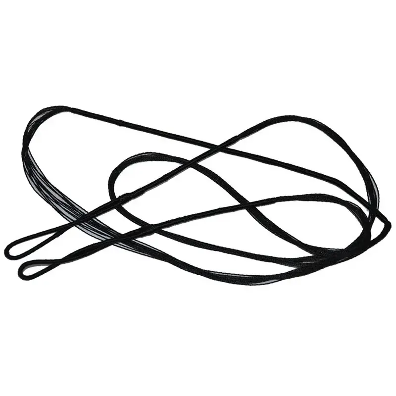 12 strand tire line bow string with 2 bowstring nocks