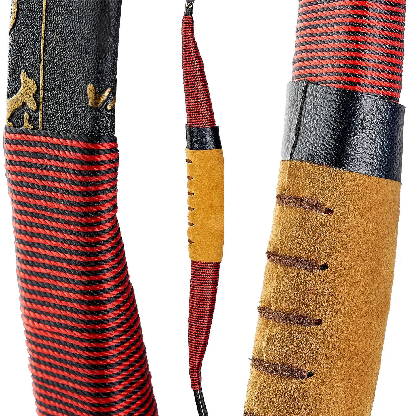 Red And Black Mongolian Traditional Bow