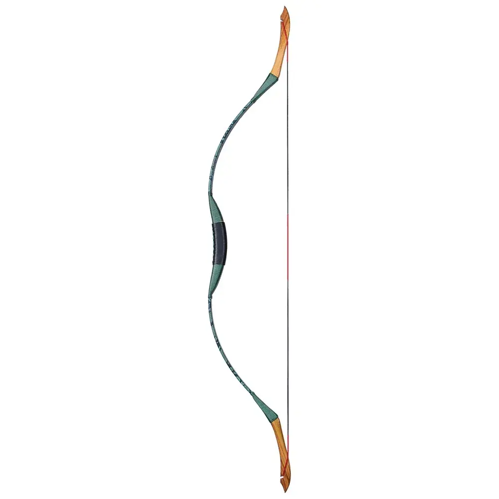 Traditional Mongolian Green Snakeskin Wood Long Bow