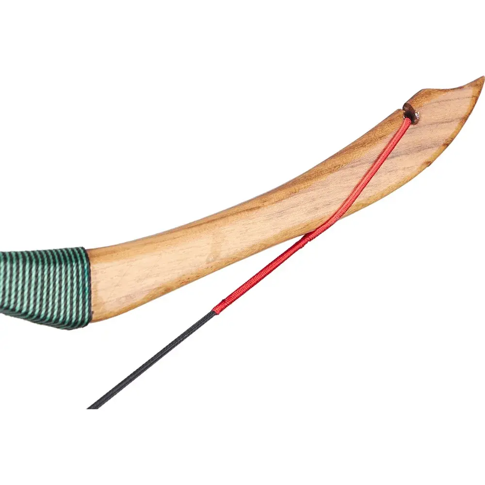 Traditional Mongolian Green Snakeskin Wood Long Bow