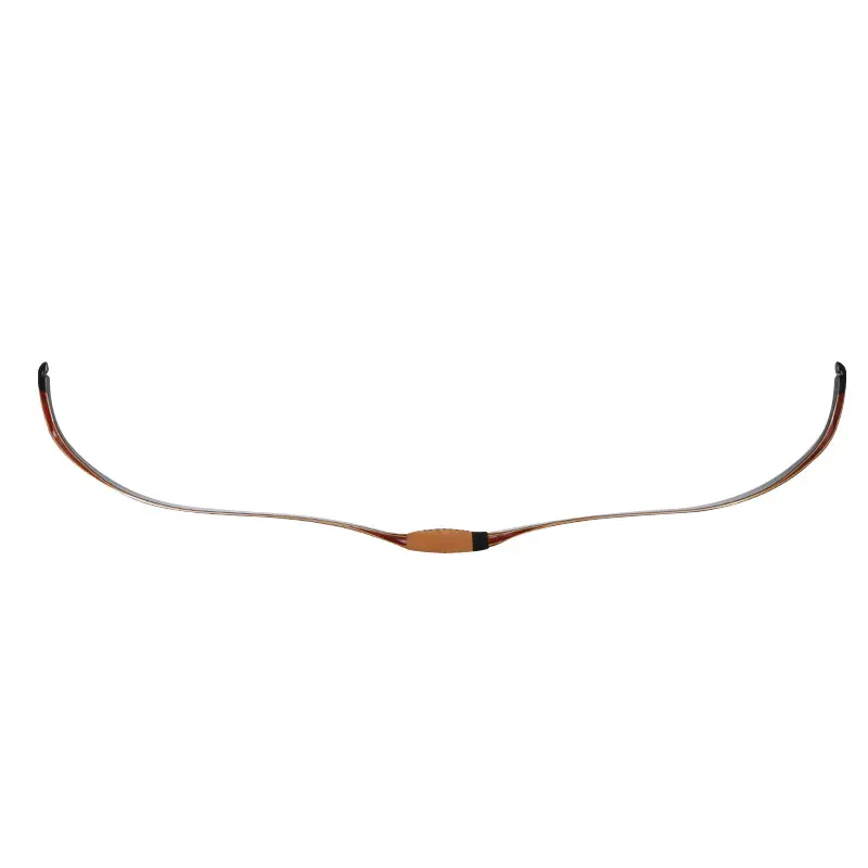 Traditional Ming Brown Leather Wood Bow