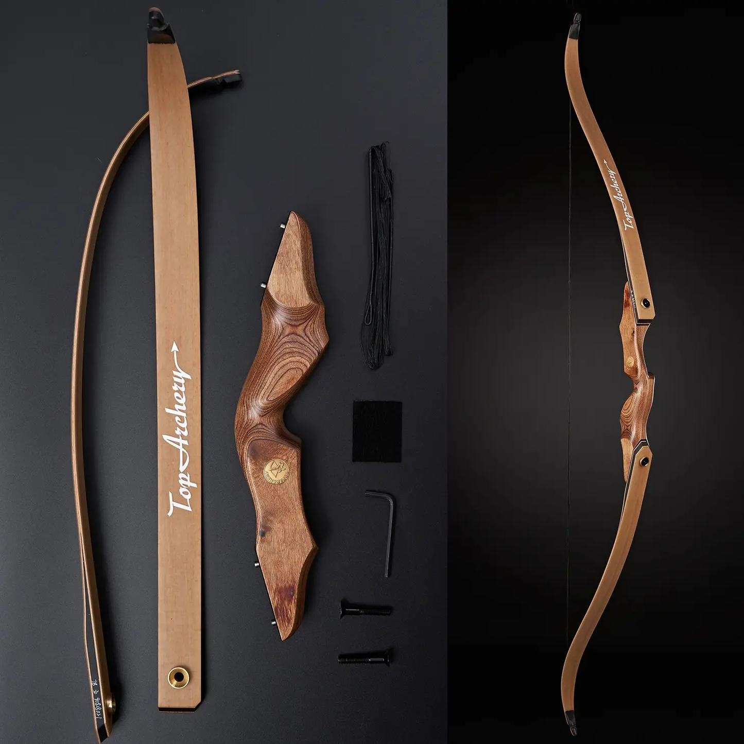 Brown Maple Wood ILF Bow