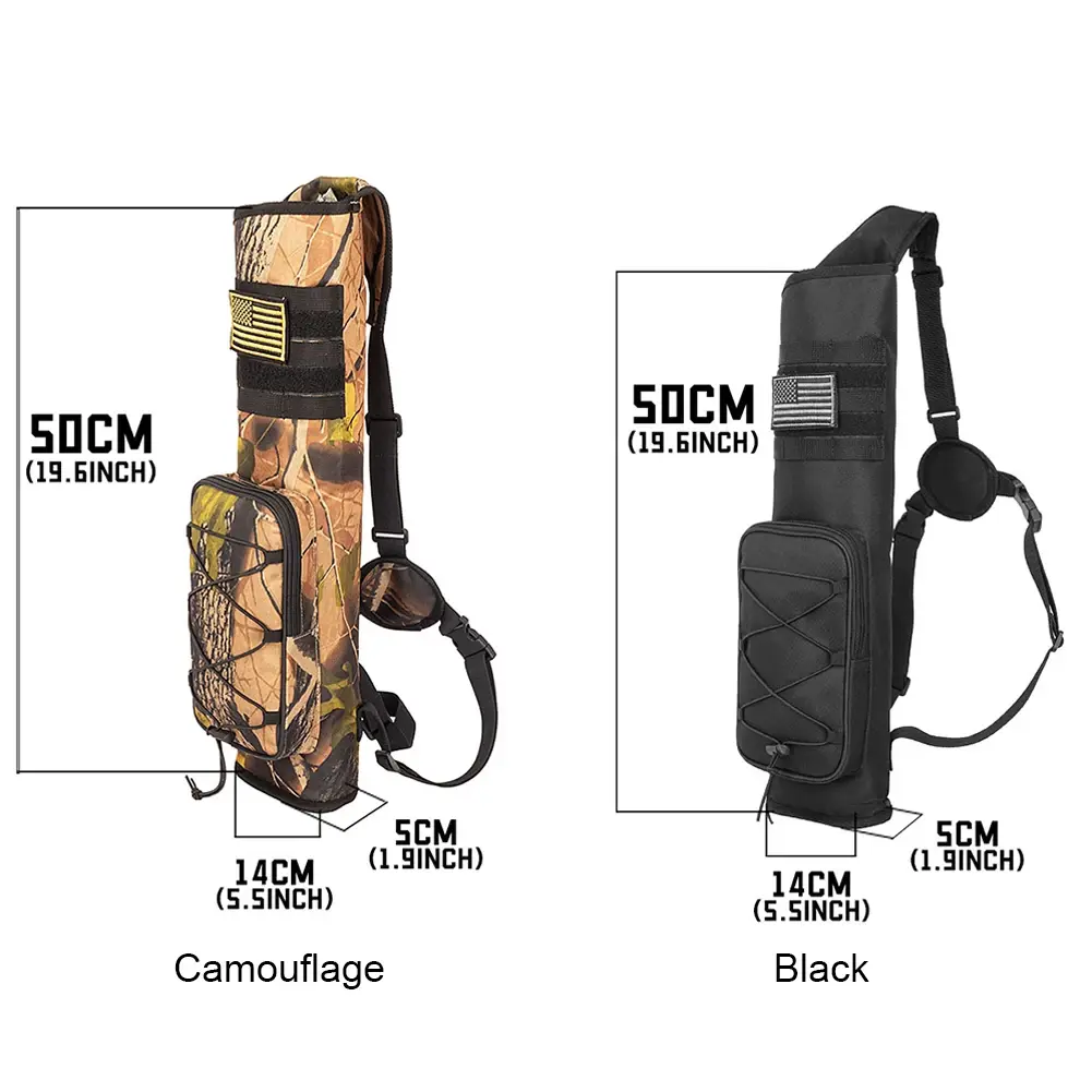 Camouflage Archery Quiver Arrow Bag