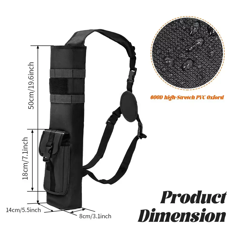 Black Arrow Quiver Shoulder Holder
