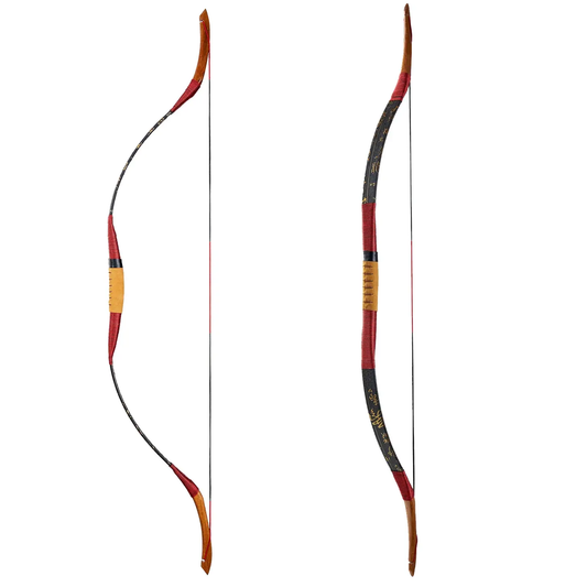 Red And Black Mongolian Traditional Bow