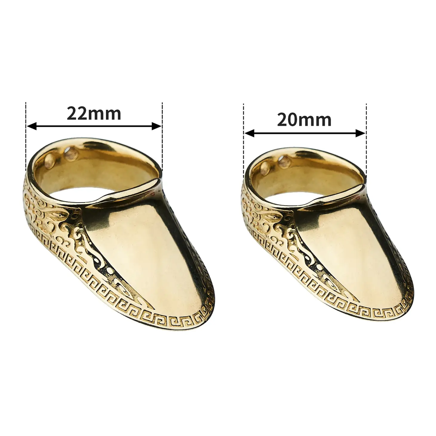 Brass Archery Thumb Ring For Traditional Bow