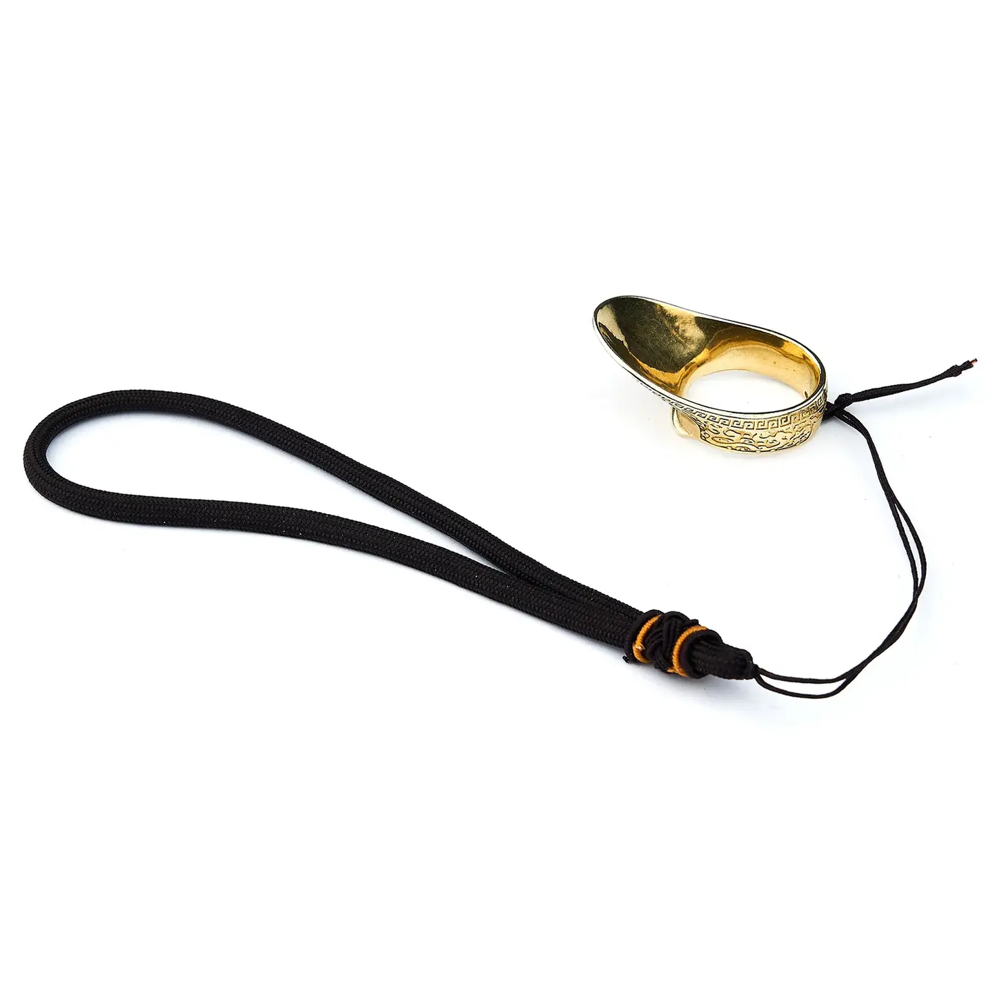 Brass Archery Thumb Ring For Traditional Bow