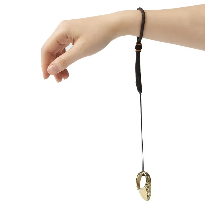 Brass Archery Thumb Ring For Traditional Bow
