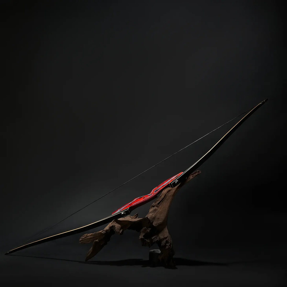 Traditional Red Takedown Longbow