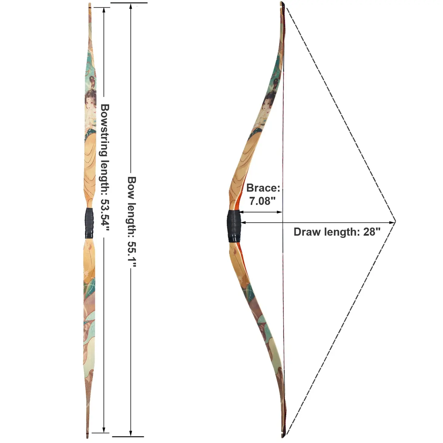 Jade Spirit Traditional Longbow