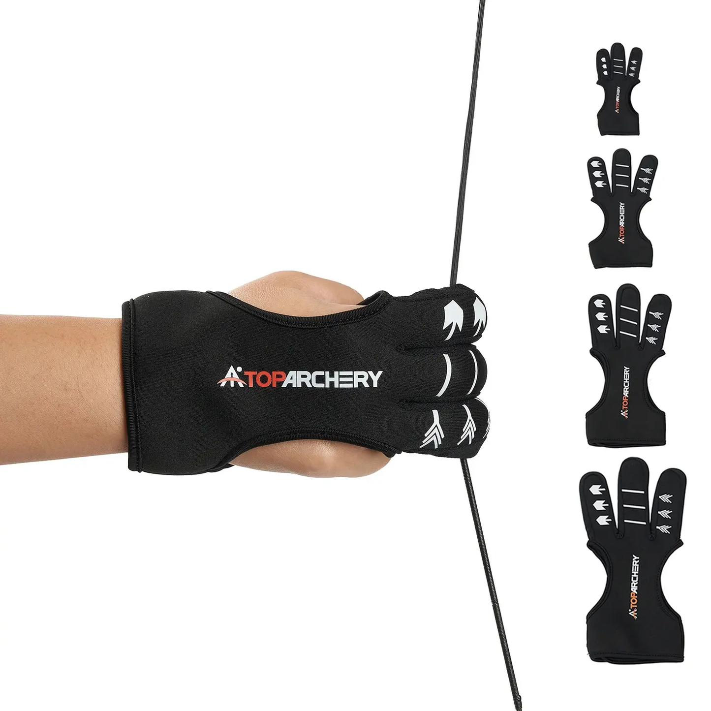 3-Finger Tab Guard Shooting Glove